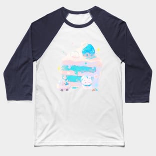 Blue Strawberry Baseball T-Shirt